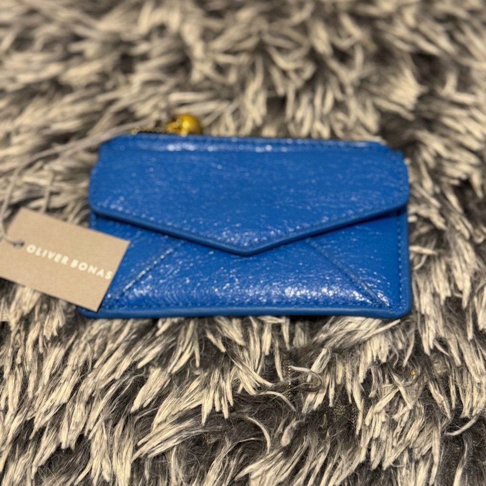 Oliver Bonas Blue Card Holder – NWT